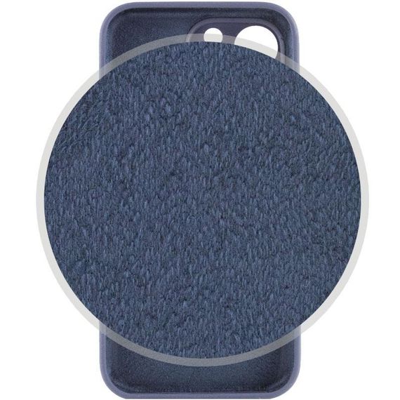 Чохол Silicone Case Full Camera Protective (AA) для Apple iPhone 14 Pro (6.1") Темно-синій / Midnight blue | Зображення 2