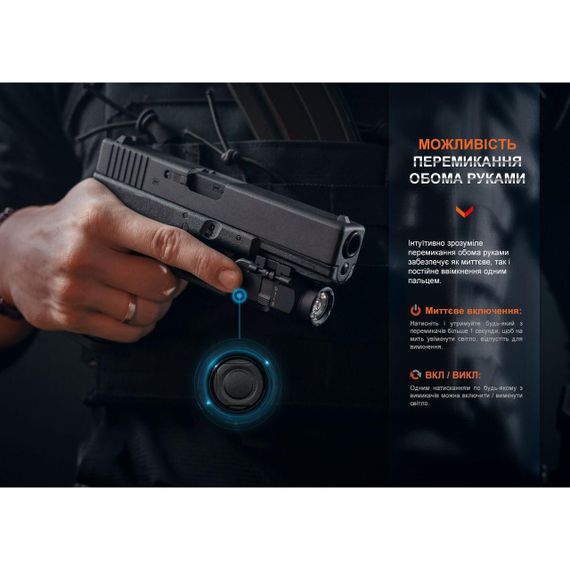 Ліхтар до пістолета Fenix GL06-365 | Зображення 9