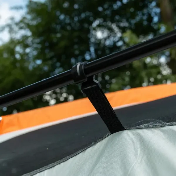 Намет кемпінговий на 6-8 осіб 330*210*180 см з тентом зелений палатка велика туристична SJ-0115GR | Зображення 3