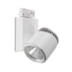 Светильник трековый поворотный LED 414/40W NW WH COB