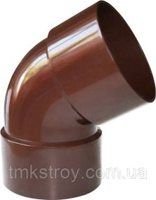 Колено двухраструбное 60° Profil 90/75, Коричневый