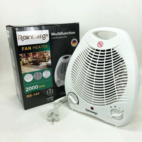 Тепловентилятор Rainberg RB-164 електричний обігрівач UR-216 2000 W | Зображення 4