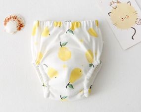 Тренувальні трусики, бавовняні багаторазові підгузники для привчання до горщика, принт Груша 90 розмір