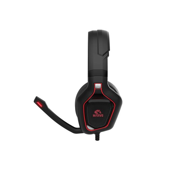 Навушники Marvo HG8960 Pro Red-LED Black/Red (HG8960) | Зображення 2