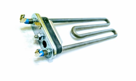 Тен 1950w L-235 для пральної машини Whirlpool з отвором під термодатчик з бортом.Thermowatt(Італія)