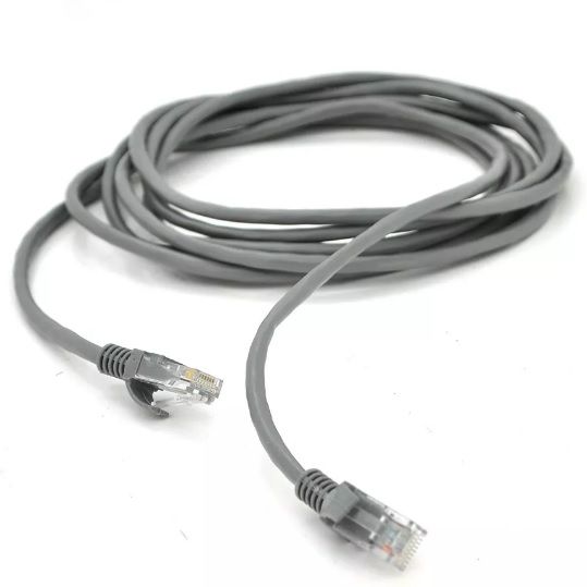 Патч-корд литий RITAR, CCA, UTP, RJ45, Cat.5e, 1.5m, сірий Q1000
