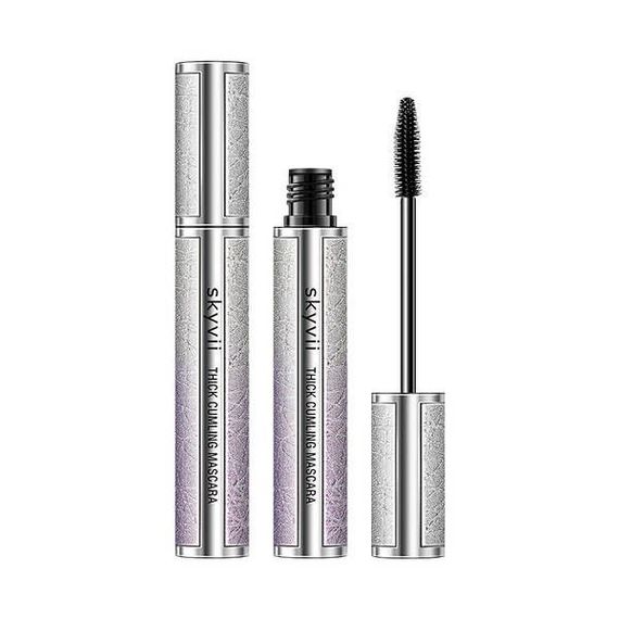 Водостійка туш для вій з силіконовою щіточкою, Skyvii | Зображення 2