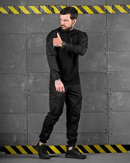 Літній тактичний костюм OBLIVION TRIPOD чорний   ДЛ6452 | Зображення 1