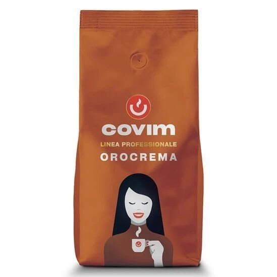 Кофе в зернах Covim Oro Crema 1кг 60% Арабика Италия Ковим Оригинал | Зображення 1