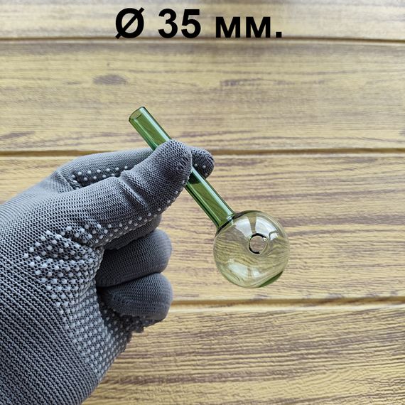 Стеклянная трубка Biglass Oil Green