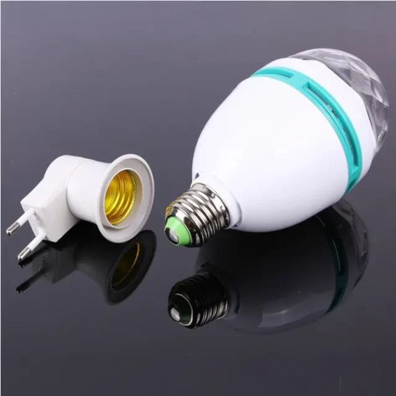 СВЕТОДИОДНАЯ ДИСКО-ЛАМПА с патроном LED MINI PARTY | Зображення 3