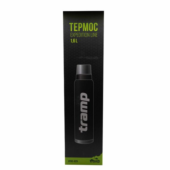 Термос Tramp Expedition Line 1,6л чорний, термос туристичний для напоїв | Зображення 1