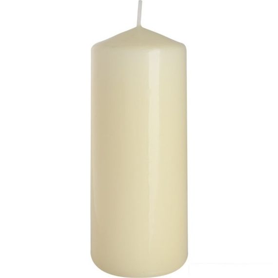 Свічка парафінова циліндрична Bispol AURA Candles Молочна (sw60/150-011) | Зображення 1