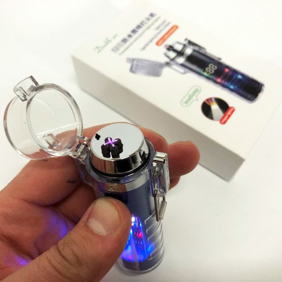 Спіральна сенсорна електрична запальничка usb HL-512, Електронна WP-657 сенсорна запальничка | Зображення 6