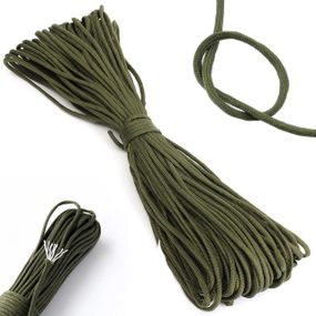 Шнур - паракорд семижильний 10м, 4мм / Тактичний паракордовий шнур / Мотузка з нейлону