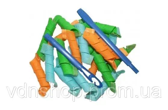 Чарівні бігуді для волосся будь-якої довжини Hair Wavz, бігуді-спіральки | Зображення 1