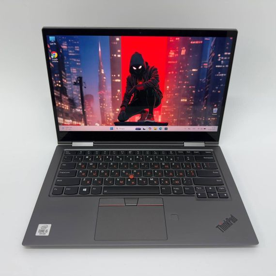 Ультрабук-трансформер Lenovo ThinkPad X1 Yoga / 14" (1920x1080) IPS Touch / Intel Core i5-10210U (4 (8) ядра по 1.6 - 4.2 GHz) / 16 GB DDR4 / 256 GB SSD / Intel UHD Graphics / WebCam б/в + Подарунок Мишка та килимок | Зображення 2