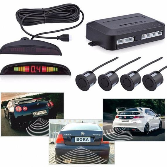 Парковочная система на 4 датчика парковки парктроник Assistant Parking Sensor PU-67 | Зображення 7