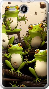 Чехол на Lenovo A529 Жабки "5656u-200-17620"