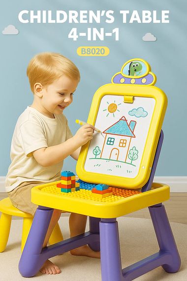 Дитяча магнітна двостороння дошка для малювання XPRO B8004 (46493-B8004_641) | Зображення 1