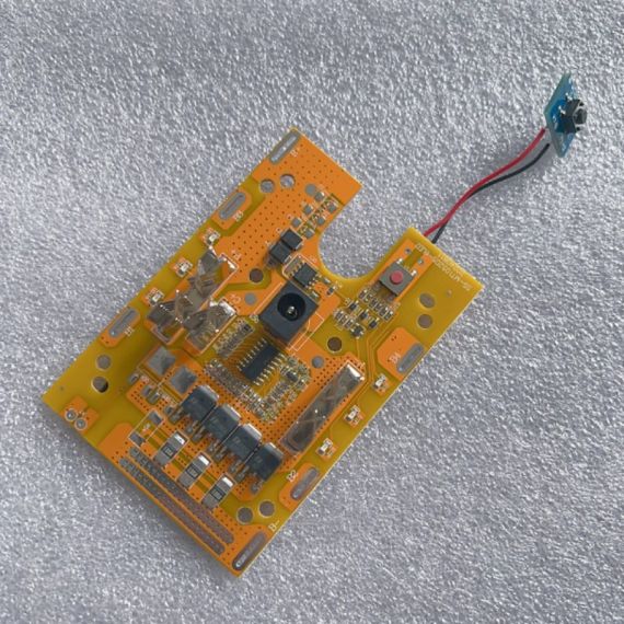 BMS Li-ion 5S 18/21 V 80A BMS акумулятора шуруповерта Макіта Makita bms 4mos + индикатор + кнопка | Зображення 2