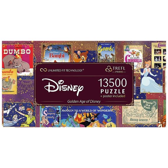 Пазл Trefl UFT Mickey&friends Золотий вік Disney 13500 елементів (5900511810264) | Зображення 2