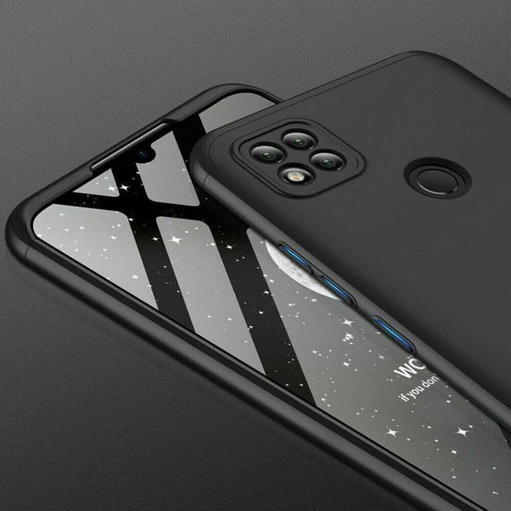 Чохол GKK 360 градусів для Xiaomi Redmi 9C / Redmi 10A колір Чорний | Зображення 3