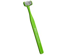 Тристороння зубна щітка paro® superbrush, салатова (7.724/4)