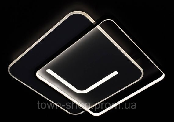 Люстра потолочная LED с пультом 2303-500*500-wh-bk Белый 6х59х72 см. | Зображення 4