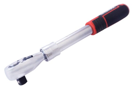 Ключ трещоточный (рукоятка с храповым механизмом) Intertool - 1/2" x 72T телескопический Storm (ET-8006) | Зображення 3