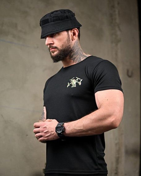 Тактична потоотводна футболка Ховайся black ПП7721 | Зображення 6