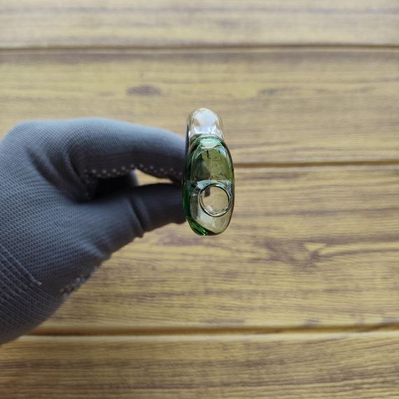 Стеклянная трубка Heart Turn Oil Green | Зображення 1