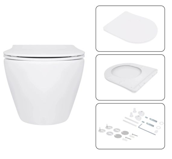 Набір Qtap Nest 4 в 1 для підвісний унітаз Jay Ultra Quiet 520x360x320 + комплект інсталяції QT07335175W48192 | Зображення 3