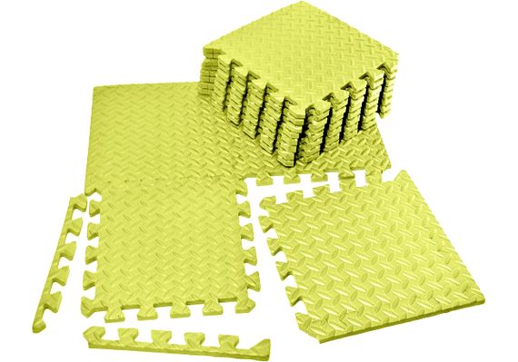 Мат-пазл EasyFit SwallowTail EVA 120х60х1 см татамі ластівчин хвіст Жовтий (EF-1950-30-Y)