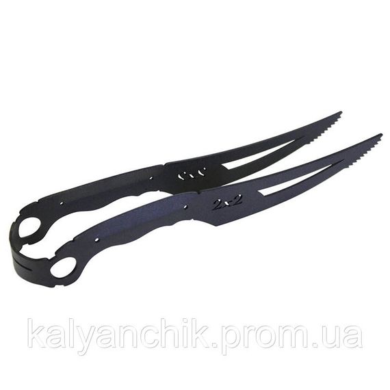 >Щипці для вугілля кальяну 2х2 Hookah Вlack Knife