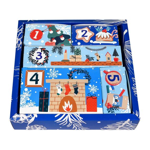 Детский набор для творчества раскраска гипсовой фигурки "Адвент календарь" 31047 | Зображення 1