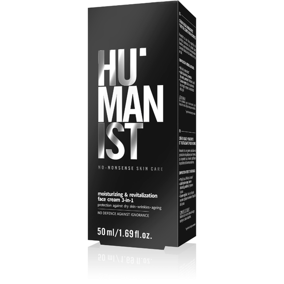 Крем для обличчя 3 в 1 зволожуючий та ревіталізуючий Delia Humanist moisturizing & revitalization face cream 3-in-1 (50 ml) | Зображення 1