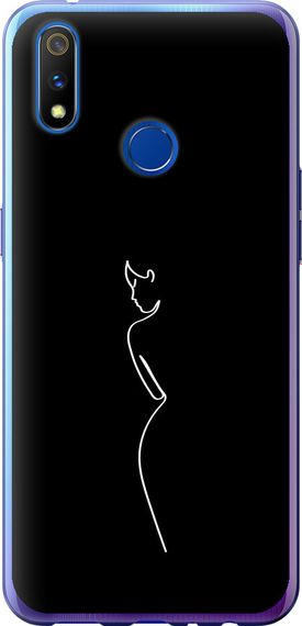 Чехол на Realme X Lite Силуэт1 "4590u-2030-17620"