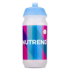 Спортивна пляшка Nutrend Sport bottle 500ml White with blue-pink print