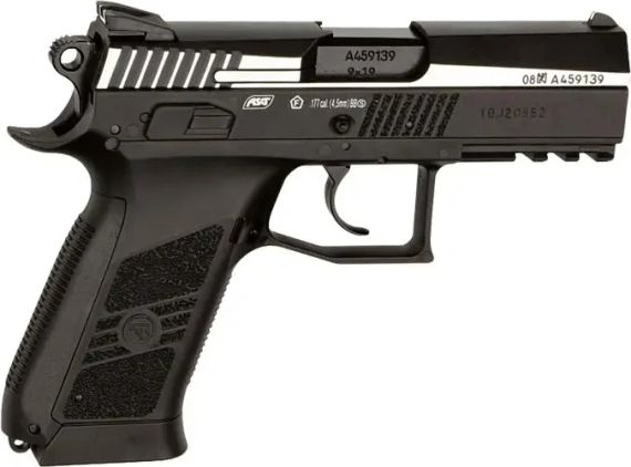 Пістолет пневматичний ASG CZ 75 P-07 Duty Nickel Blowback CO2 BB кал. 4.5 мм | Зображення 1