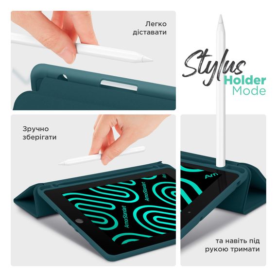 Чохол до планшета Armorstandart Smart Fold Pen Xiaomi Pad 7 / 7 Pro Pine Green (ARM82422) | Зображення 4