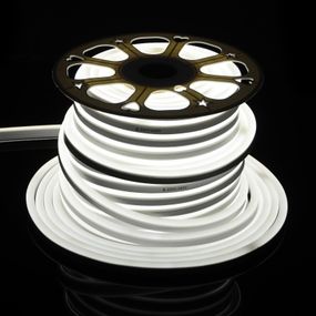 Светодиодная лента влагозащищенная холодный оттенок 220V 13.2W 5730 CW NEON IP65 1m (BY-035/120)
