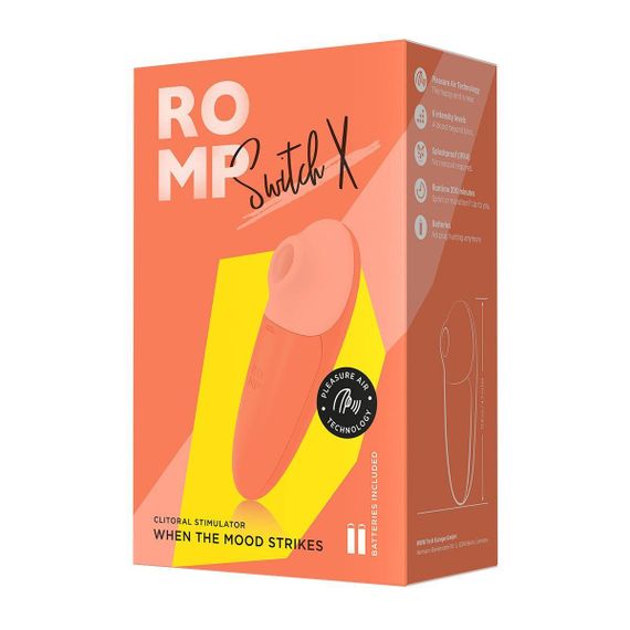 Недорогой вакуумный стимулятор Romp Switch X Sex Aura | Зображення 7