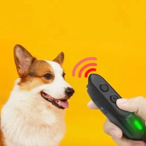 Отпугиватель собак Ultrasonic STM-00501 мощный ультразвуковой 3 в 1 с индикатором зарядки и аккумулятором от USB