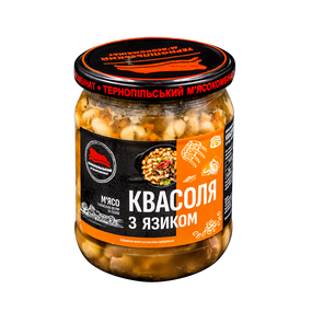 Фасоль с языком Тернопольский мясокомбинат 500 г