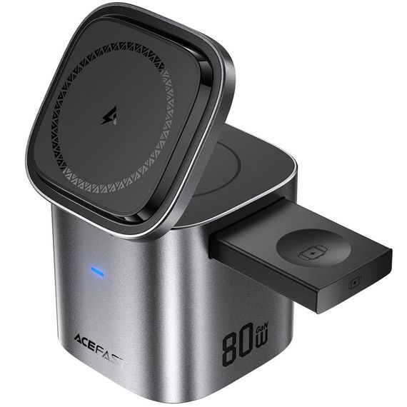 БЗП Acefast Z9 6in1 35W GaN + МЗП 45W Metal grey | Зображення 6