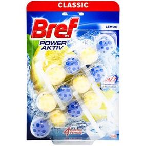 Підвісний блок для унітазу BREF Power Aktiv Лимон 3 x 50 г