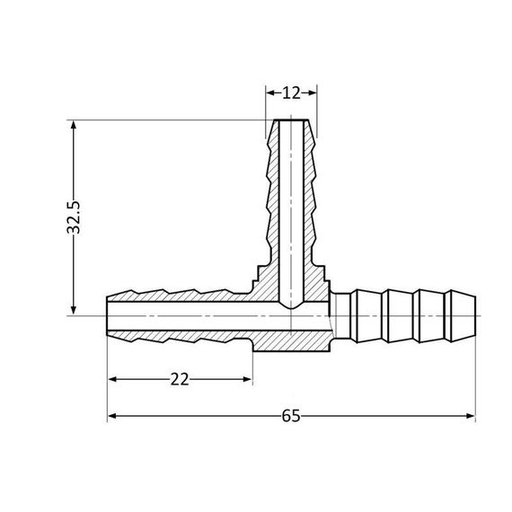 Тройник Thermo Alliance Standart 12 SD41712 | Зображення 1
