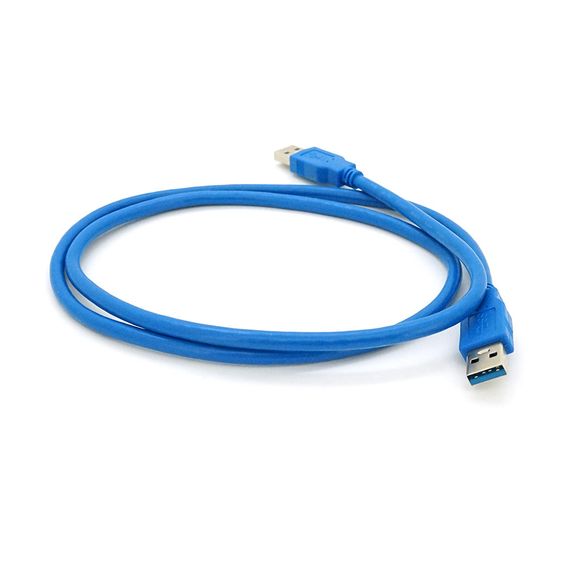 Дата кабель USB 3.0 AM/AM 1, 5м, Blue | Зображення 1