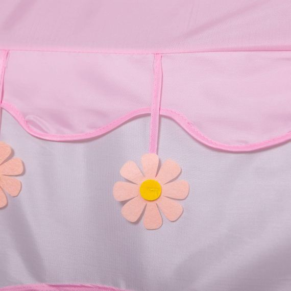 Дитячий ігровий намет будиночок для дівчаток 125×100×120 см намет будиночок для дітей Рожевий HP-S-1NDP | Зображення 4